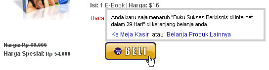 Klik tombol Beli pada produk yang ingin Anda beli