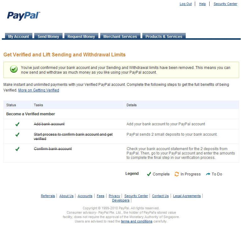 Verifikasi PayPal Menggunakan Bank Indonesia